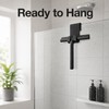 Silicone Shower Squeegee for Glass Doors - Wide Flexible Wiper