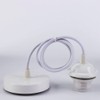 OMIGA 2 Pieces Ceiling Rose Light Fitting Vintage Pendant E27