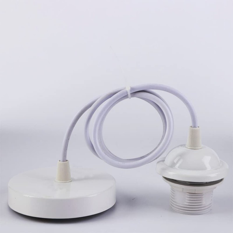 OMIGA 2 Pieces Ceiling Rose Light Fitting Vintage Pendant E27