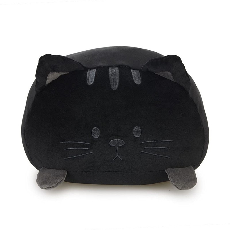 balvi Kissen Kitty Schwarz In Katzenform Flauschig und weich Polyester