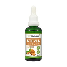 NKD Living Pure Stevia Liquid Drops 50ml (Almond)