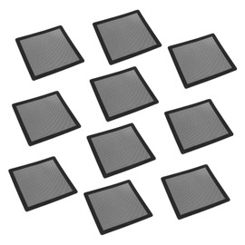 SHINEOFI 10pcs Computer Chassis Dust Covers PVC Mesh Filters for PC Fans Efficient Dust Filtration Durable and Flexible Enhanced Protection for System Longevity