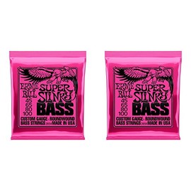 Ernie Ball Super Slinky Bass 2-Pack Bundle
