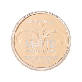 Rimmel Rimmel London Stay Matte - 001 Transparent - Pressed Powder, Lightweight, High Coverage, Shine Control, 0.49oz