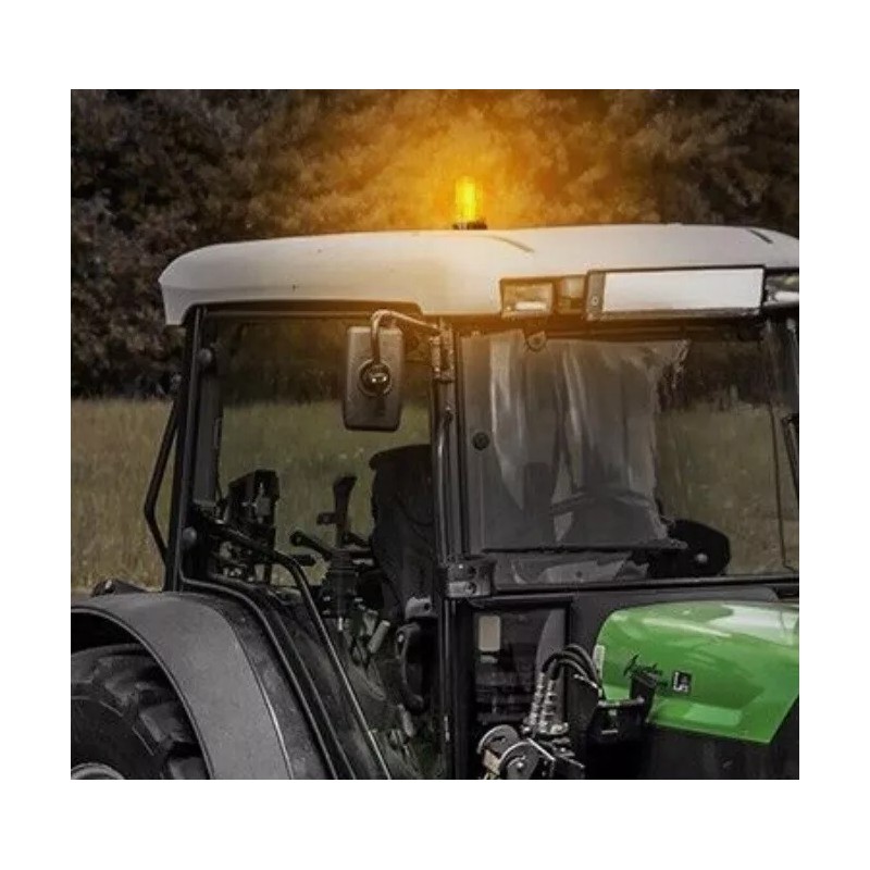 Aftermarket BEACON STROBE ROTATING+PULSE LIGHT AMBER ROOFTOP DUAL FUNCTION SU027-LED