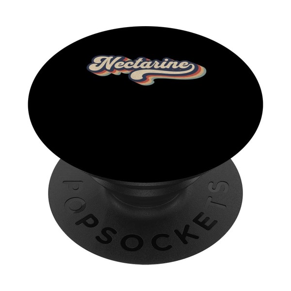 Retro Vintage Nectarine - Nectarine Lover - Nectarine PopSockets Standard