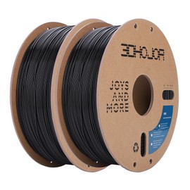 3DHoJor ABS Filament 1.75mm, ABS 1KG*2 Bundle Spool,3D Printer Filament, Dimensional Accuracy +/- 0.03 mm, Fit Most FDM Printer-Black