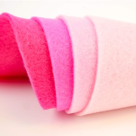 Dovecraft Essentials - A4 Premium Coloured Crafting Felt - Pink