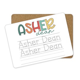 Name Practice Trace Board, I can write my name, Educational Dry Erase Board, Letter Tracing Board, Home School Learning
