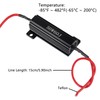 2Pcs 50W 6Ohm Load Resistor Turn Signal Blink LED Fix