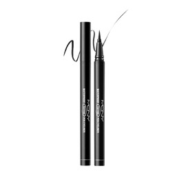 MACQUEEN NEWYORK Waterproof Tattoo Pen Eyeliner 0.02 oz (0.5 g), Resistant to Water, Sweat and Tears, Easy to Use, Korean Cosmetics (#01 Deep Black)