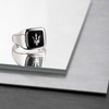 Jewels JM222AVD070 Men's Ring Steel Enamel, Steel
