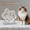 6pcs Keychain Cat Fur Storage Bottle Cat Hair Keychain, Transparent