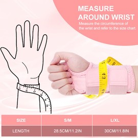 Fefod Wrist Support, Pack of 2 Wrist Braces with Support Bar, Left and Right Hand, Adjustable Carpal Tunnel Syndrome for RSI, Tendonitis, Extended Wrist Splint for Women and Men