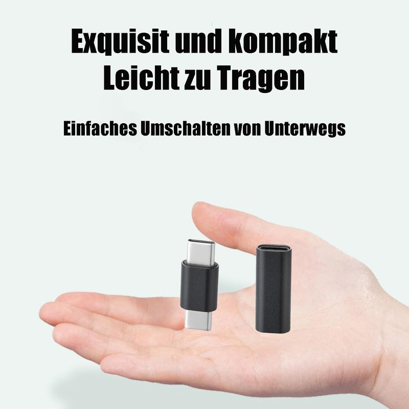 Leloco Pack of 4 USB C 3.1 Adapter USB C