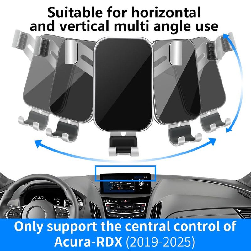 LUNQIN Car Phone Holder for Acura RDX 2019 2020 2021