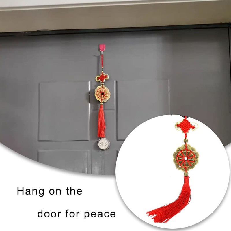 Chinese Knot Tassel Lucky Coins Feng Shui Tassel Chinese Style