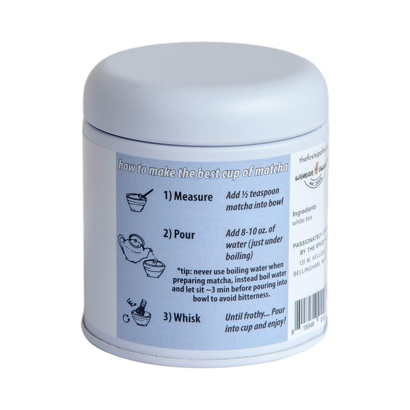 Matcha White Tea Powder, Pure 1 Oz, The First Sip