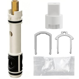 1225 Single Shower Handle Faucet Replacement Cartridge, Brass Stem compatiple with moen 1225, Shower Cartridge Replacement Kit Bathroom Faucet, Showers, Valve