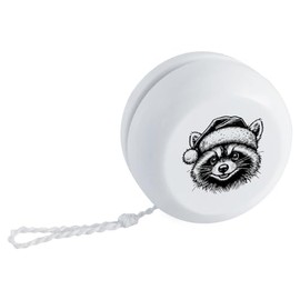 Azeeda 'Raccoon Wearing Santa Hat' Retro Style Yo-Yo (YY00044942)