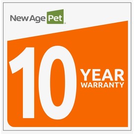 ECOFLEX Piedmont 2-Bowl Dog Diner with Storage Drawer -Antique White