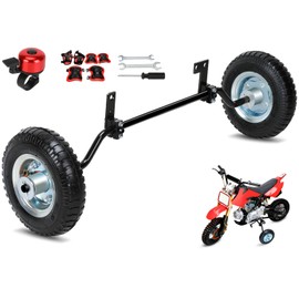 EOPOAYI Dirt Bike Training Wheels 50cc with Bell Replacement for Razor MX350 MX400 MX500 MX125 Dirt Rocket CRF50 XR50 CRF50F PW50 PW80 TTR50 SYX Moto X-pro JR50 SSR SX50 Mini Pit Bike Motorcycle Parts