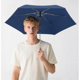 Natuquebrela Automatic Compact Portable Umbrella - Folding Backpack Umbrella Sturdy Tiny Lightweight Mini Umbrellas for Rain Adults