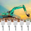 10 Pack D250 Ignition Keys, 6693245 or 6693241 Ignition Key,