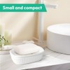 Ruioomeep Soap Dish with Drain Soap Holder Ceramic Soap Dish
