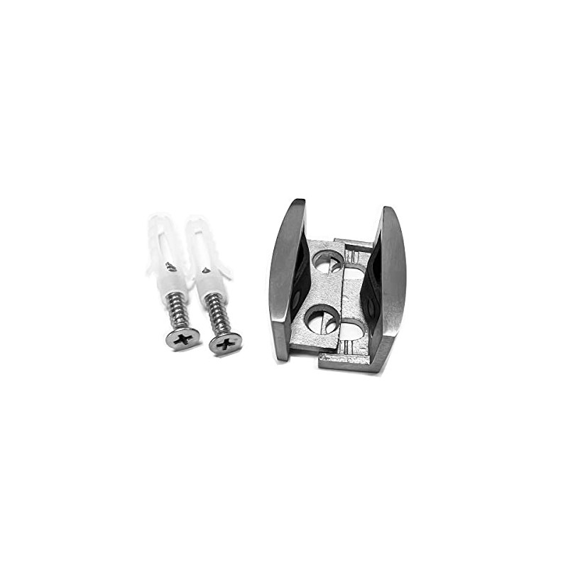 Gordon Glass® Brushed Stainless Steel Adjustable Shower Door Guide for