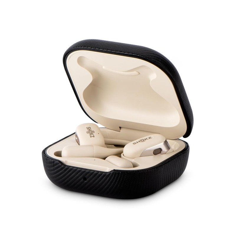LOPIE Carbon Fiber Texture Case for SHOKZ OpenFit Open Earbuds
