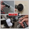 Drillstuff Drill Brush Attachment - Soft White Automotive Cleaning Kit