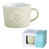 SPICE OF LIFE(スパイス) キッズ陶器マグカップ プチママン モンキー ベージュ 200ml 箱入り 離乳食