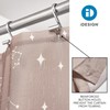 iDesign Polyester Constellation Shower Curtain - Water Resistant Shower Curtain