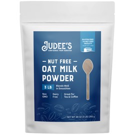 Judee’s Oat Milk Powder 3 lb - Vegan, Non-GMO, Soy-Free, Gluten-Free, and Nut-Free - Dairy Alternative - Use for Baking - Blends Well in Shakes and Smoothies - Add to Your Favorite Coffee and Drinks