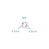 M6 Square Nuts - IMScrews 304 Stainless Steel Square Nuts