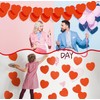 Qilery 100 Pcs 6 Inch Large Heart Cutouts with 2