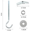 2 Pcs Ceiling Hooks for Hanging Plants Plasterboard Ceiling Hook