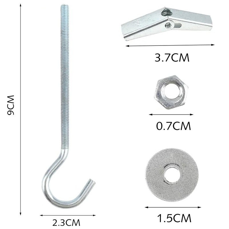 2 Pcs Ceiling Hooks for Hanging Plants Plasterboard Ceiling Hook
