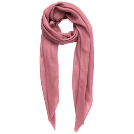 Cashmere Scarf Made in Cashmere (Gift Package) Merino Wool Silk Cashmere Scarf Large Superfine Women Men Pashmina Unisex, Reddish Pink