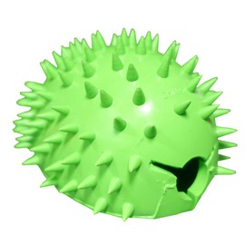 DoggyChewy Rubber Hedgehog Design Dog Treat Dispenser (L), 5"