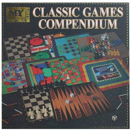 Kreative Kids Traditional Classic Games Compendium With 100 Games Including Chess, Board & Dice Games, Match Stick puzzles + Much More