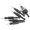 6pcs Countersink Drill Bit Set 82 Degree Chamfer 1/4 Inch