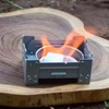 ZDSLASHES Solid Fuel Tablet Pocket Stove, Portable Fire Pit for