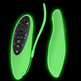Remote Case for LG AN-MR500G Magic Remote Cover Flexible Shockproof Washable Remote Holder for LG 3D Smart TV Magic Remote Case(Glow in Dark Green)