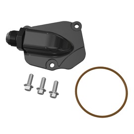 Bevinsee Timing Chain Tensioner Oil Return Plate Cover Drain Sidewinder Compatible with Honda K20 K24 Engines Aluminium Timing Chain Tensioner Cover Plate Kit Replacement