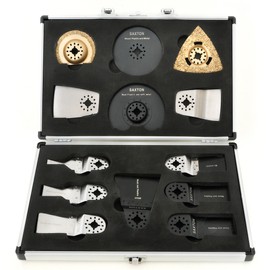 Saxton SH13CS01 13 Blades Case Set for Fein Multimaster Multi talent Einhell Milwaukee Bosch Multitool