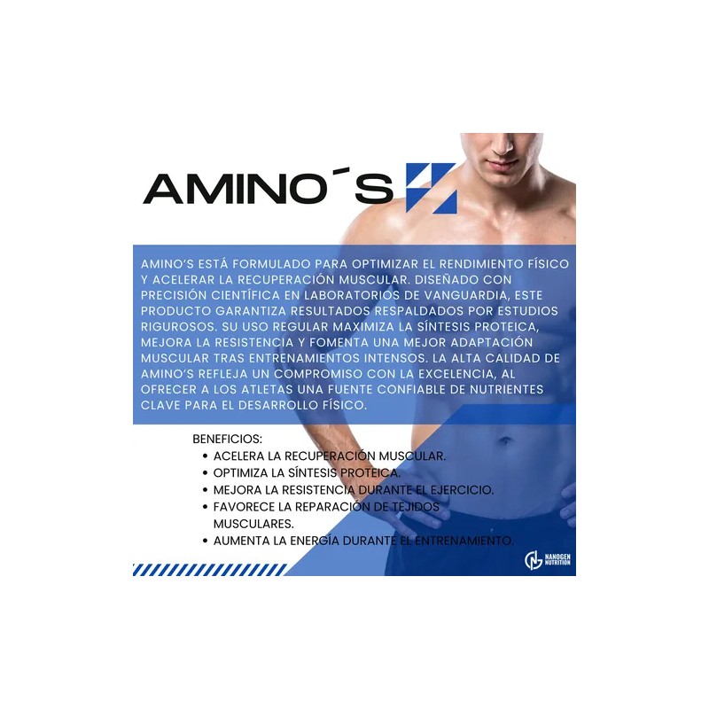 Kit Bcaas Aminoácidos Nanogen Nutrition 500g Recuperador