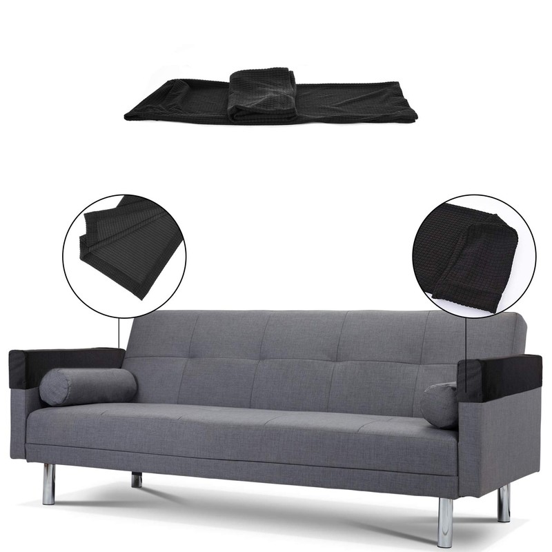 CM Anti-Slip Sofa Armrest Slipcover Anti-dust Armchair Stretch Cover for