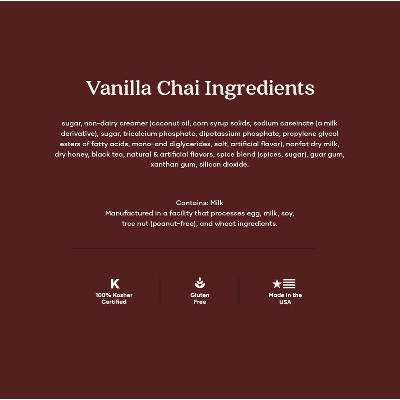 Cool Capp Vanilla Chai Tea Mix